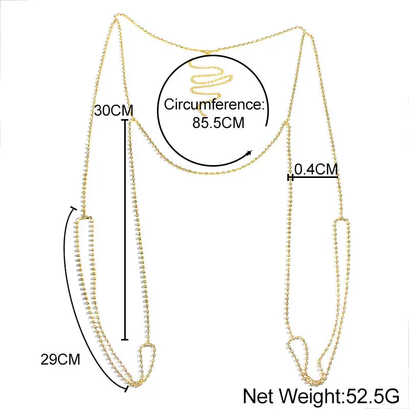 Full Rhinestone Belly Chain Gold Silver Color Waist Chain Body Jewelry Women Bling Crystal Thigh Chain Bikini Accessories